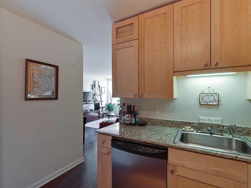 Sheridan Tower Condo — kitchen, third angle