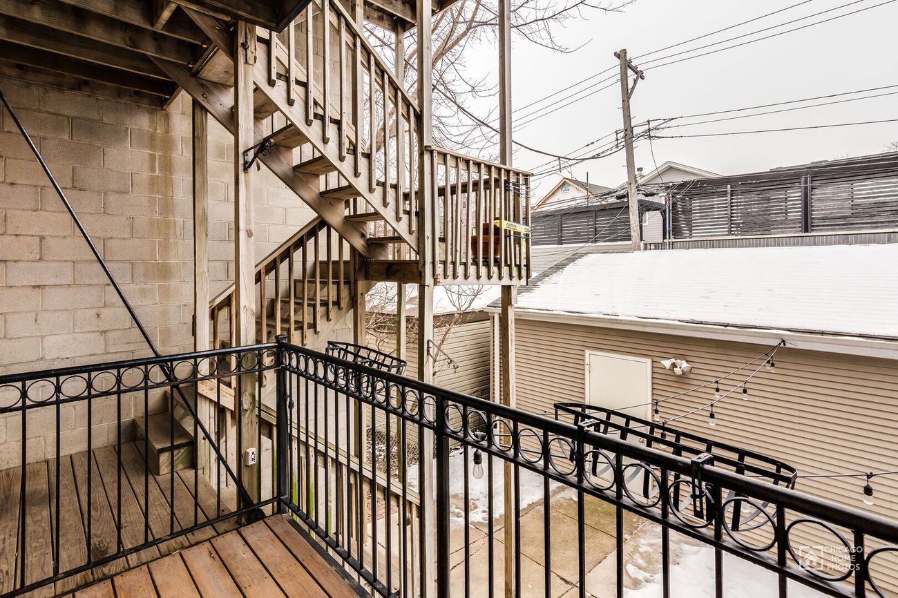 West Lakeview Duplex — private deck view